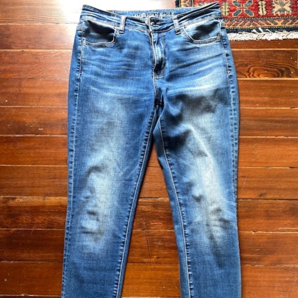 AEO Super Stretch X Hi Rise Jegging Women's Size 8 Regular Jeans EUC